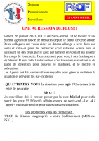 Agression de plus