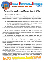 Albi priorisation