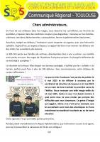 Communique regional sps l ethique professionnelle selon la disp de toulouse 16 05 2025 page 0001